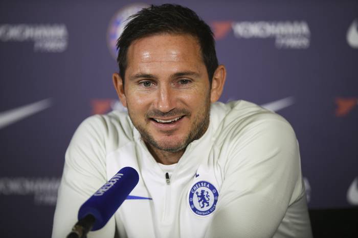 El entrenador del Chelsea, Frank Lampard, en la conferencia de prensa previa al partido de la Premier League entre su equipo y el Leicester City. Daniel LEAL-OLIVAS / AFP