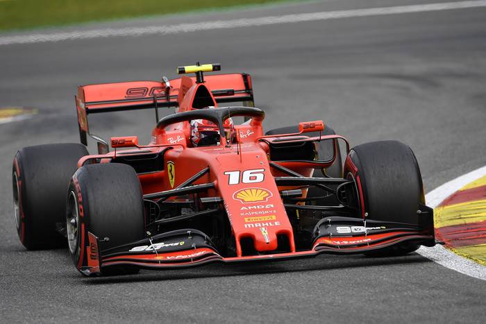 Charles Leclerc, de Ferrari, durante el Gran Premio de Bélgica, en el circuito Spa-Francorchamps, en Spa. 
 · Foto: John Thys, AFP