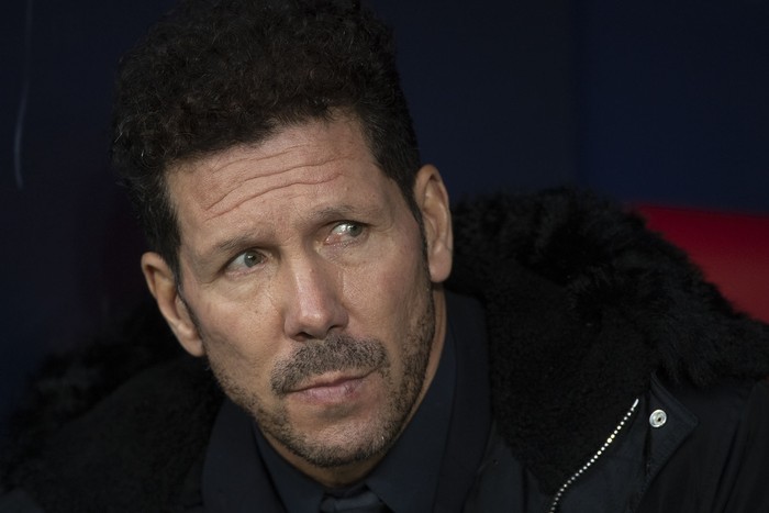 Diego Simeone, DT de Atlético de Madrid.(Foto de CURTO DE LA TORRE / AFP) · Foto: Curto de la Torre / AFP