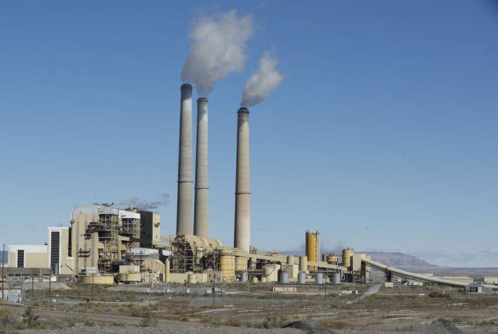Central eléctrica de carbón de 1440 megavatios de Pacificorp en Castle Dale, Utah, Estados Unidos (archivo, octubre de 2017).   · Foto: George Frey, AFP