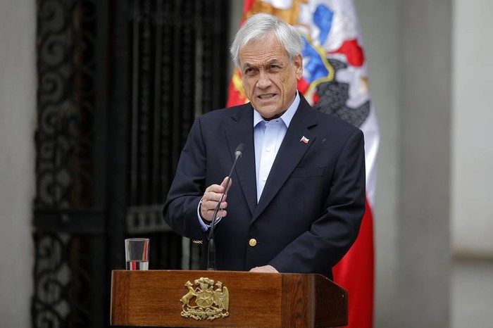 Sebastián Piñera (archivo, enero de 2020). · Foto: Pedro López, AFP