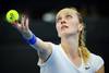 Petra Kvitova, durante el partido con Jennifer Brady, durante el torneo de Brisbane, el 10 de enero de 2020. · Foto: Patrick Hamilton, AFP Petra Kvitova, durante el partido con Jennifer Brady, durante el torneo de Brisbane, el 10 de enero de 2020. · Foto: Patrick Hamilton, AFP