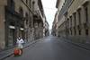 Centro de Roma, el 12 de marzo. · Foto: Alberto Pizzoli, AFP Centro de Roma, el 12 de marzo. · Foto: Alberto Pizzoli, AFP