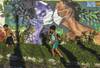 Mural del artista Marcos Costa, Spray Cabuloso, en la entrada de la favela Solar do Unhão, en Salvador, Bahía. · Foto: Antonello Veneri, AFP Mural del artista Marcos Costa, Spray Cabuloso, en la entrada de la favela Solar do Unhão, en Salvador, Bahía. · Foto: Antonello Veneri, AFP