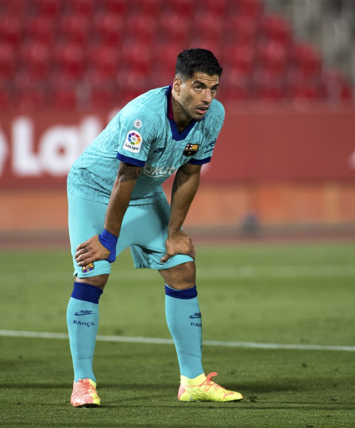 

Luis Suárez, durante el partido Mallorca - Barcelona, en el Estadio de Son Moix, en Palma de Mallorca.   · Foto: Jaime Reina, AFP