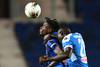 Duvan Zapata (i), de Atalanta, y Kalidou Koulibaly, de Napoli, durante el partido a puertas cerradas, en el estadio Atleti Azzurri d'Italia, el 2 de julio. · Foto: Miguel Medina, AFP. Duvan Zapata (i), de Atalanta, y Kalidou Koulibaly, de Napoli, durante el partido a puertas cerradas, en el estadio Atleti Azzurri d'Italia, el 2 de julio. · Foto: Miguel Medina, AFP.