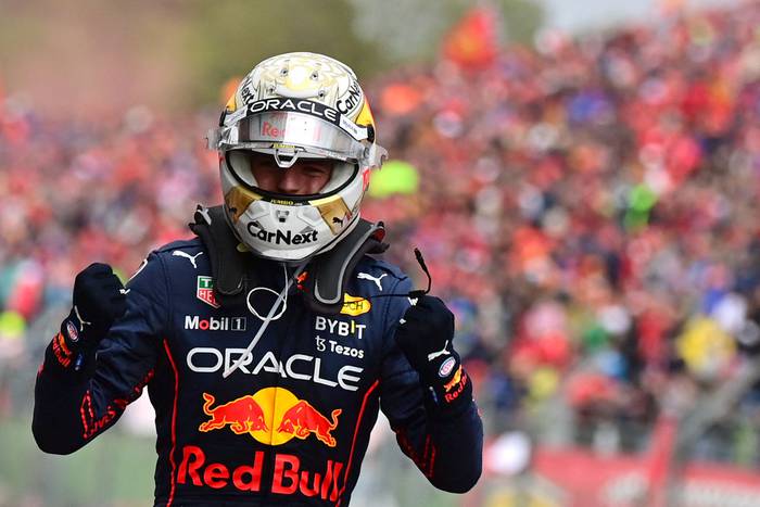Max Verstappen, de Red Bull Racing, en el Gran Premio de Fórmula Uno, este domingo, en Imola, Italia · Foto: Andrej Isakovic, AFP