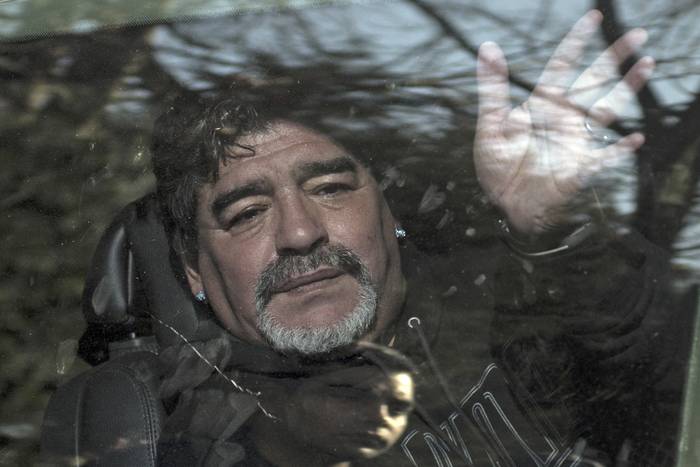 Diego Maradona (archivo, junio de 2015). · Foto: Eitan Abramovich, AFP