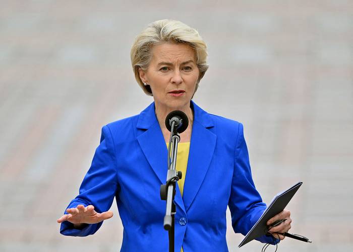 Ursula von der Leyen, presidenta de la Comisión Europea. · Foto: Sergei Supinsky, AFP