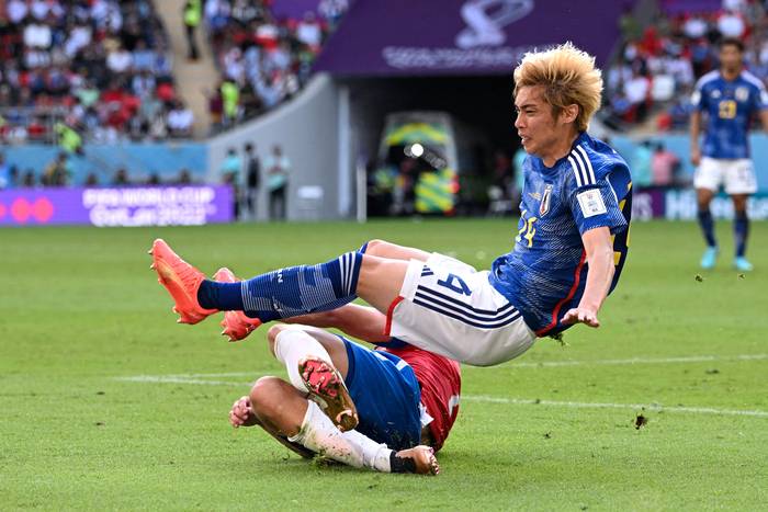 Partido entre Japón y Costa Rica por el Mundial de Qatar 2022.