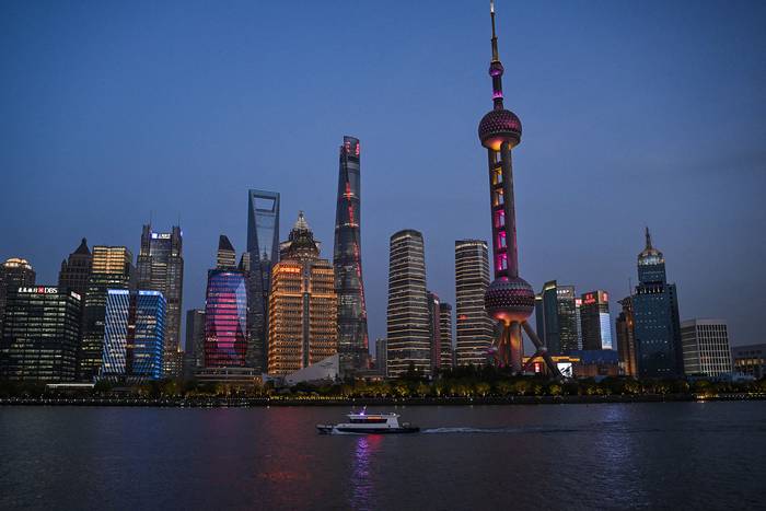 Ciudad de Shanghai, en China. · Foto: Héctor Retamal, AFP