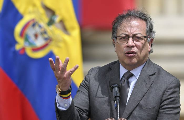 El presidente de Colombia, Gustavo Petro en Bogotá. · Foto: Juan Barreto, AFP