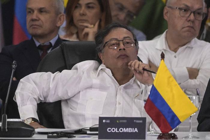Gustavo Petro, presidente de Colombia (archivo, setiembre de 2023). · Foto: Joaquín Sarmiento, AFP