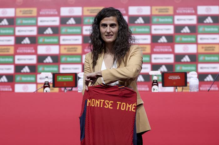 Montse Tomé, nueva entrenadora de la selección española de fútbol. · Foto: Thomas Coex, AFP