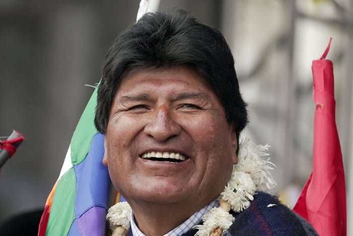 Evo Morales, el 29 de noviembre de 2021, en La Paz. · Foto: Martín Silva, AFP