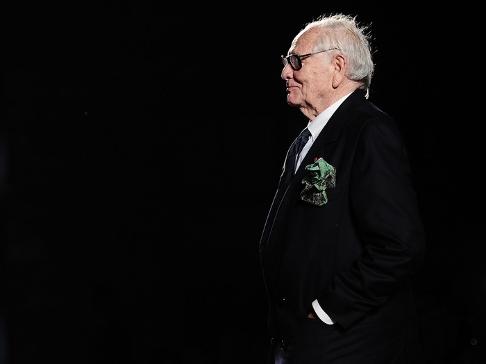 Pierre Cardin durante la 080 Barcelona Fashion Week, en Barcelona (archivo, enero de 2012). · Foto: Josep Lago, AFP