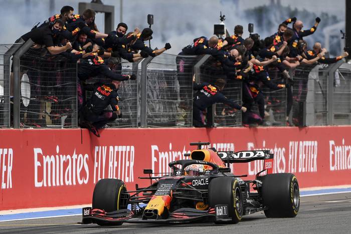  Max Verstappen, del equipo Red Bull, gana el Gran Premio de Francia de Fórmula Uno, en el circuito Paul-Ricard, en Le Castellet. · Foto: Christophe Simon, AFP