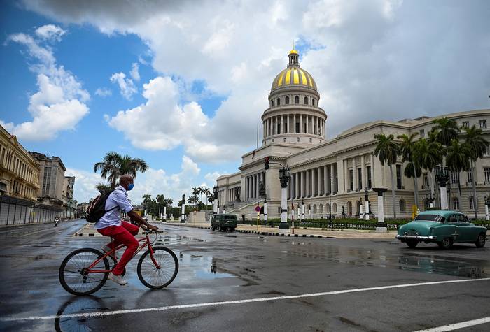 Capitolio de La Habana, este lunes. · Foto: Yamil Lage, AFP