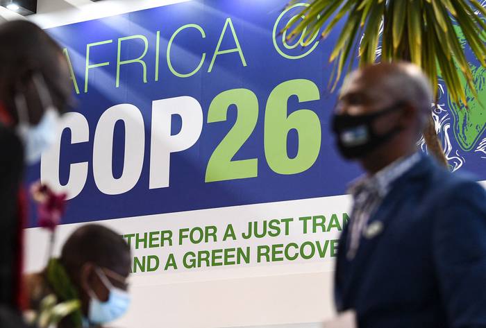 Conferencia de las Naciones Unidas sobre el Cambio Climático COP26, en Glasgow, el 2 de noviembre de 2021. · Foto: Alain Jocard, AFP