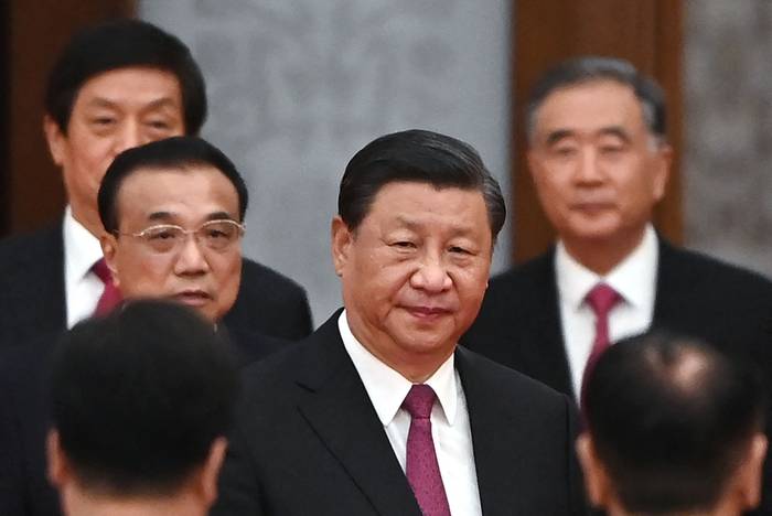 El presidente de China, Xi Jinping en Beijing. · Foto: Patrick Baert, AFP