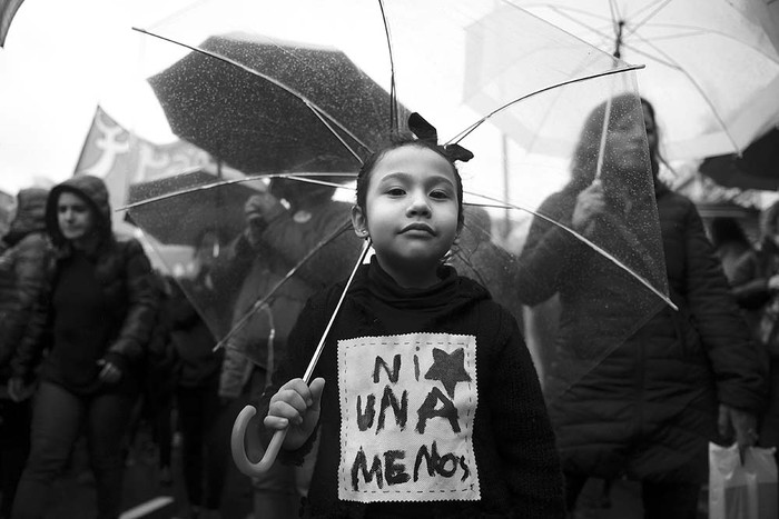 Marcha de mujeres en Buenos Aires. Foto: Eitan Abramovich, afp
