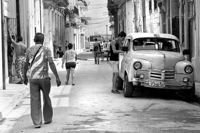 Calle de La Habana, el 26 de octubre de 2016. Foto: Yamil Lage, AFP