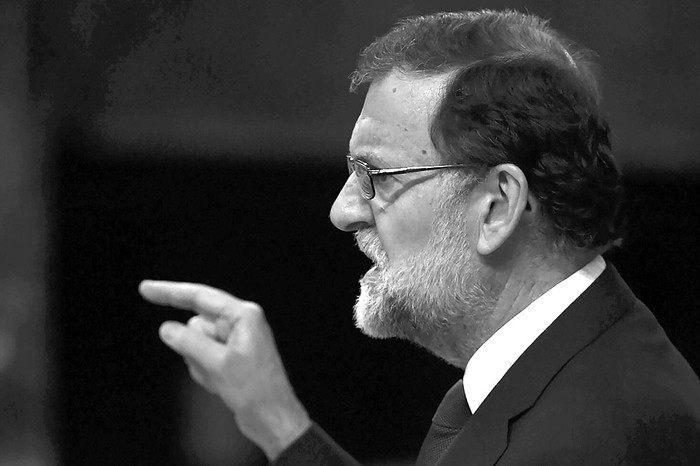 Mariano Rajoy en el Congreso de los Diputados, ayer, en Madrid. Foto: Curto de la Torre, AFP