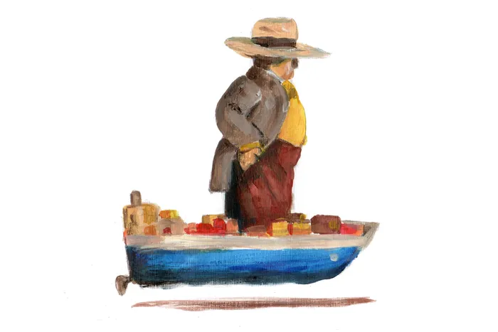 Foto principal del artículo 'Arroz picante' · Ilustración: Ramiro Alonso