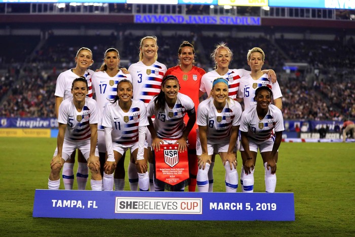 Selección nacional femenina de fútbol de los Estados Unidos.  · Foto: Mike Ehrmann, Getty Images, AFP