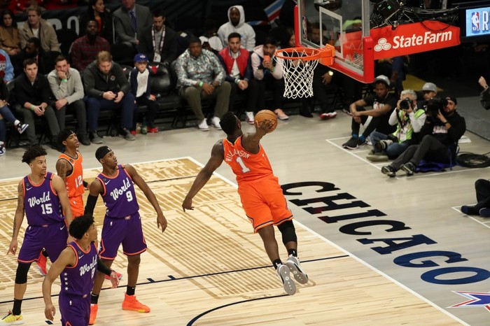 All-Star Rising el 14 de febrero en el United Center en Chicago. Foto: Joe Murphy, NBAE, Getty Images, AFP.