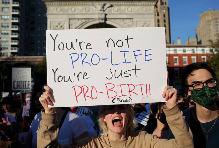 Marcha de las Mujeres, el 2 de octubre, en Washington Square Park. Foto: Yana Paskova, Getty Images , AFP