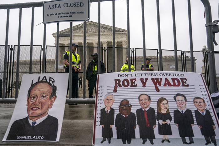 Suprema Corte de Justicia, ayer, en Washington DC. · Foto: Nathan Howard, getty images, afp