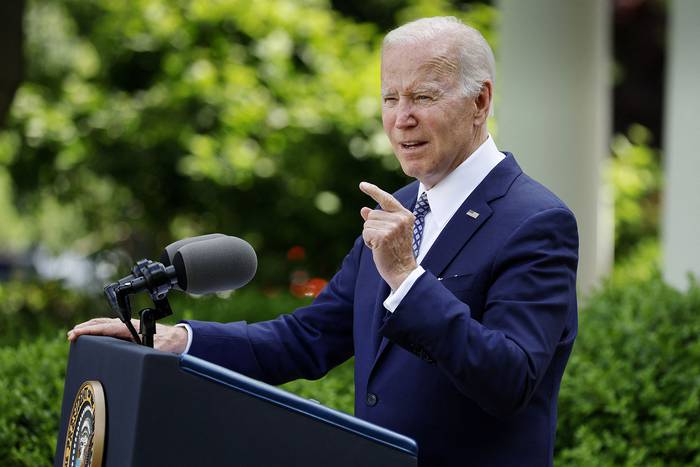 Joe Biden, este martes, en la Casa Blanca, en Washington, DC. · Foto: Chip Somodevilla, Getty Images, AFP