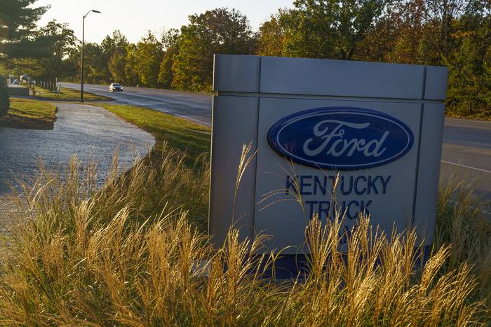 Planta de camiones Ford Motor Co. Kentucky el 14 de octubre. · Foto: Michael Swensen, Getty Images, AFP
