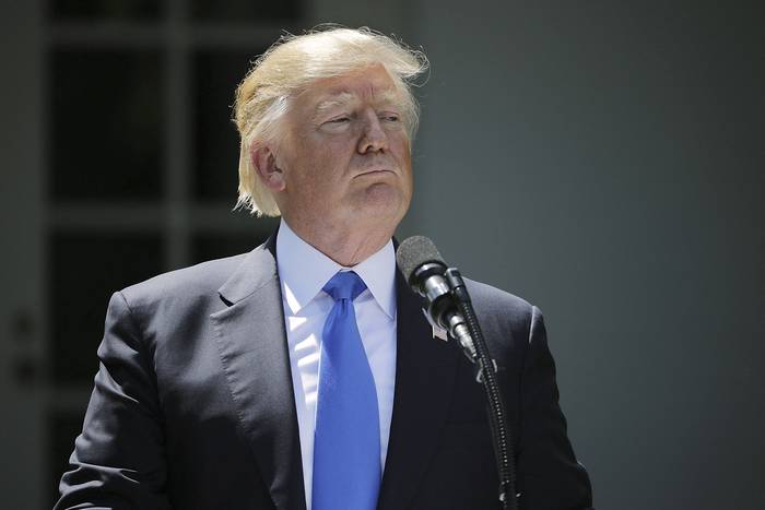 Donald Trump, durante una conferencia en la Casa Blanca, en Washington (archivo, junio de 2017). · Foto: Chip Somodevilla, Getty Images, AFP