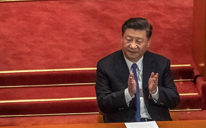 El presidente chino, Xi Jinping, en el Gran Salón del Pueblo en Beijing, China, el 28 de mayo. · Foto: Roman Pilipey, EFE