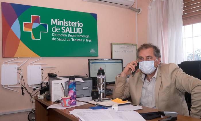 Quintín Olano, director de Salud de Treinta y Tres. · Foto: Diego Hernández