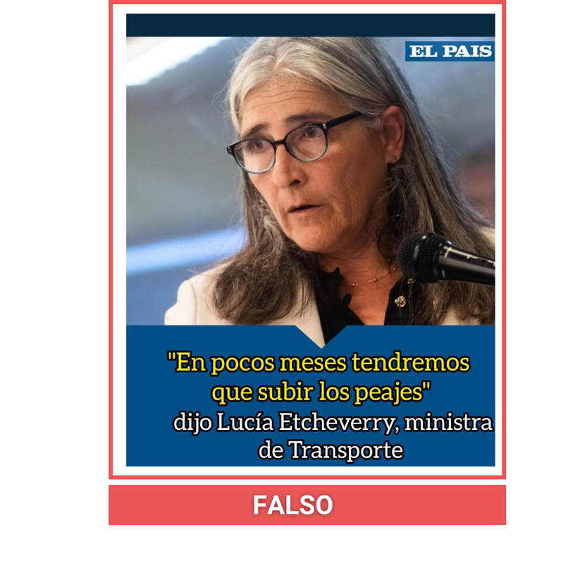 Aumento Peajes fake
