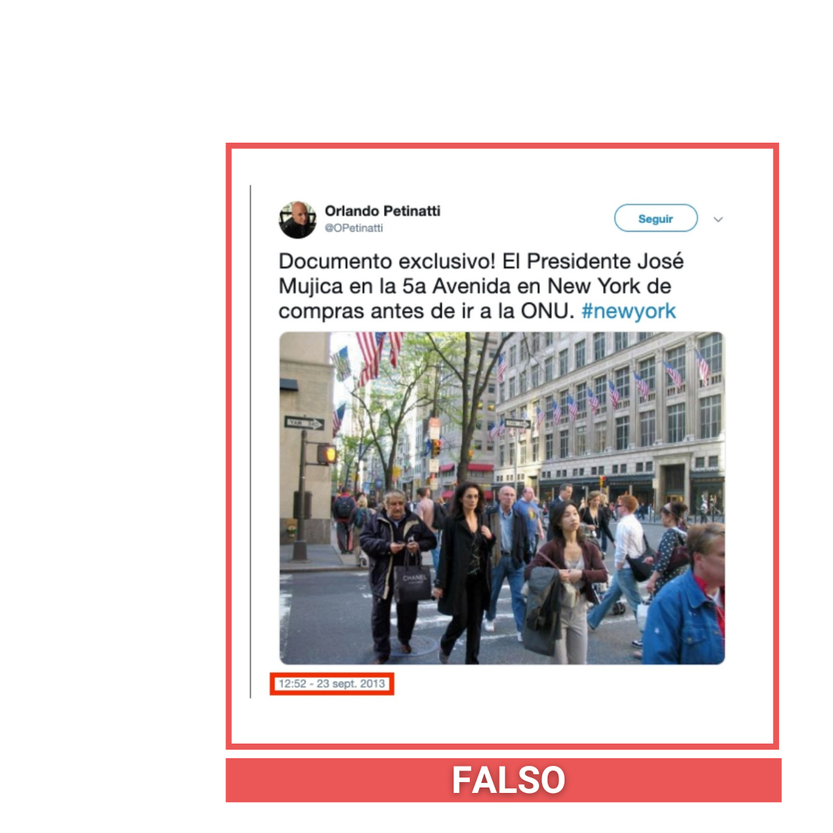 Mujica fake new york