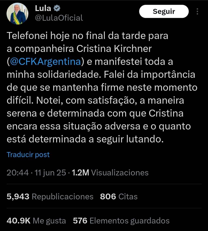 Apoyo lula