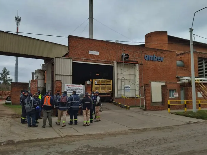 Planta de Ambev en Paysandú (archivo, abril de 2026). · Foto: S/d de autor