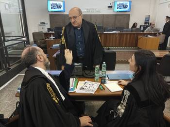 Tercera Corte de Asís de Roma, presidida por la jueza Antonella Capri. · Foto: Nadia Angelucci