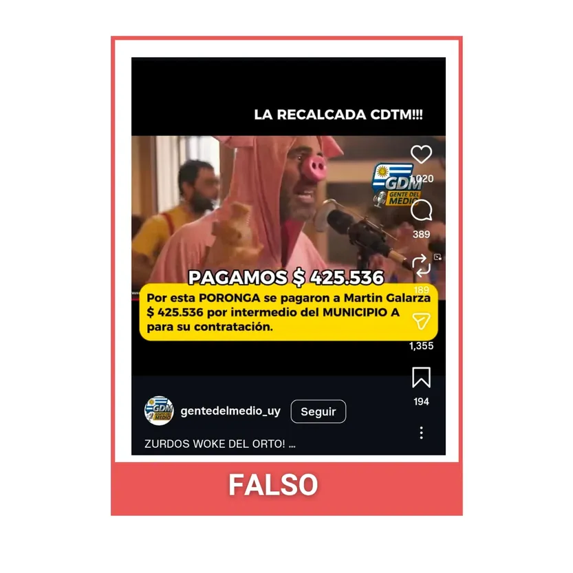 Falso viral municipio a