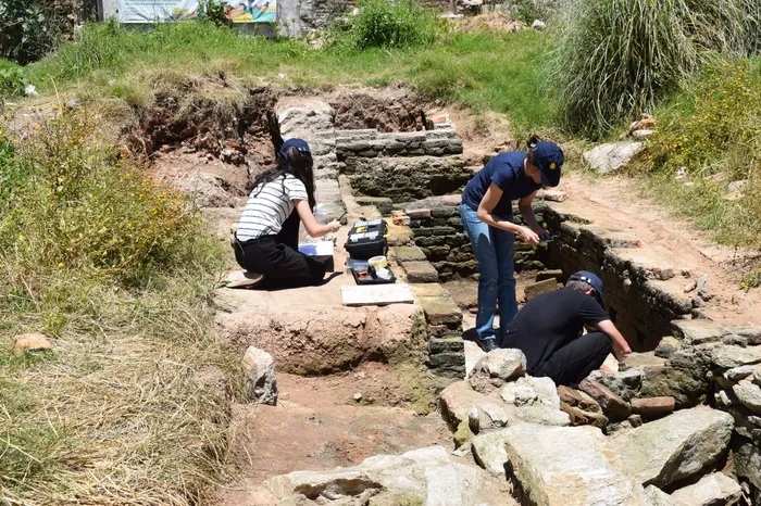 Grupo de investigadores del área de patrimonio del Instituto de Ingeniería en Materiales
