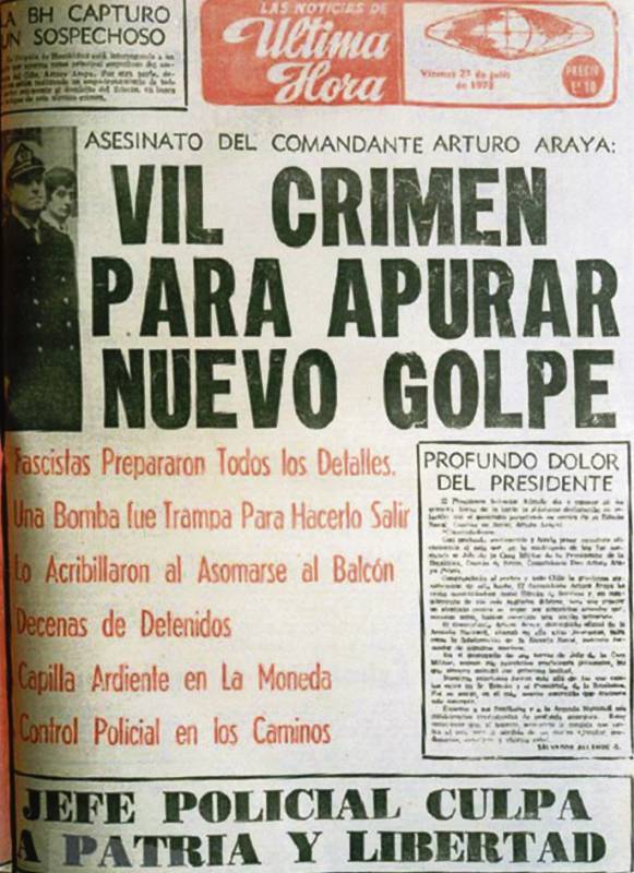 Asesinato edecán - 27 de julio