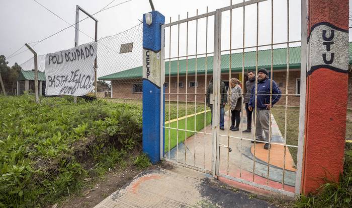 Escuela Técnica de Santa Catalina ocupada (archivo, setiembre de 2019). · Foto: Federico Gutiérrez