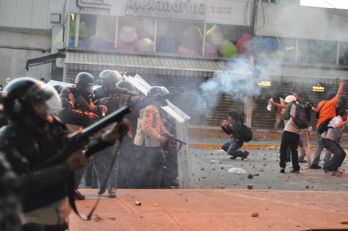 Represion en Venezuela.  Foto: andresAzp - FLICKR