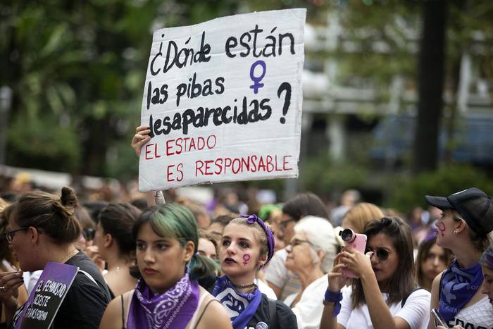 Marcha por el Día Internacional de la Mujer, 8 de marzo del 2020. · Foto: Ernesto Ryan