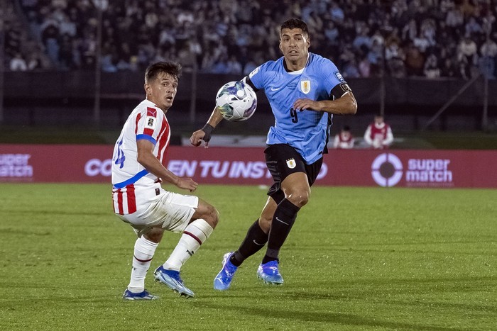 Luis Suárez, el 6 de setiembre, en el estadio Centenario. · Foto: Rodrigo Viera Amaral