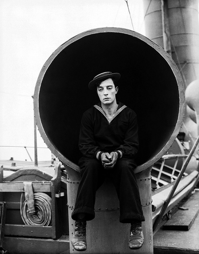 Buster Keaton en _The Navigator_ (1924).
